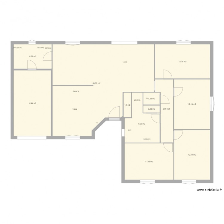 Maison comble. Plan de 0 pièce et 0 m2