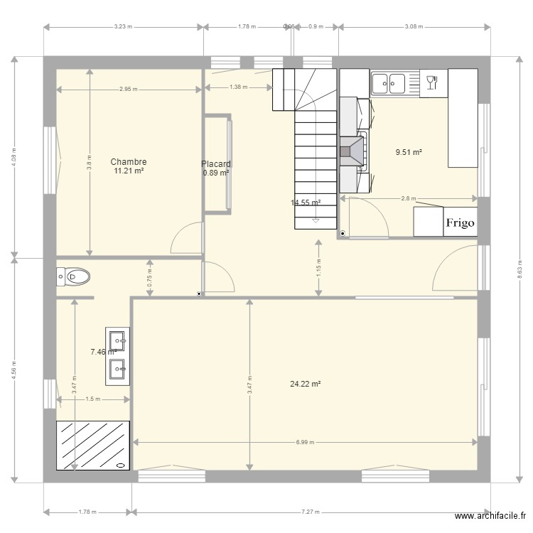 Plan Belasri 1. Plan de 0 pièce et 0 m2