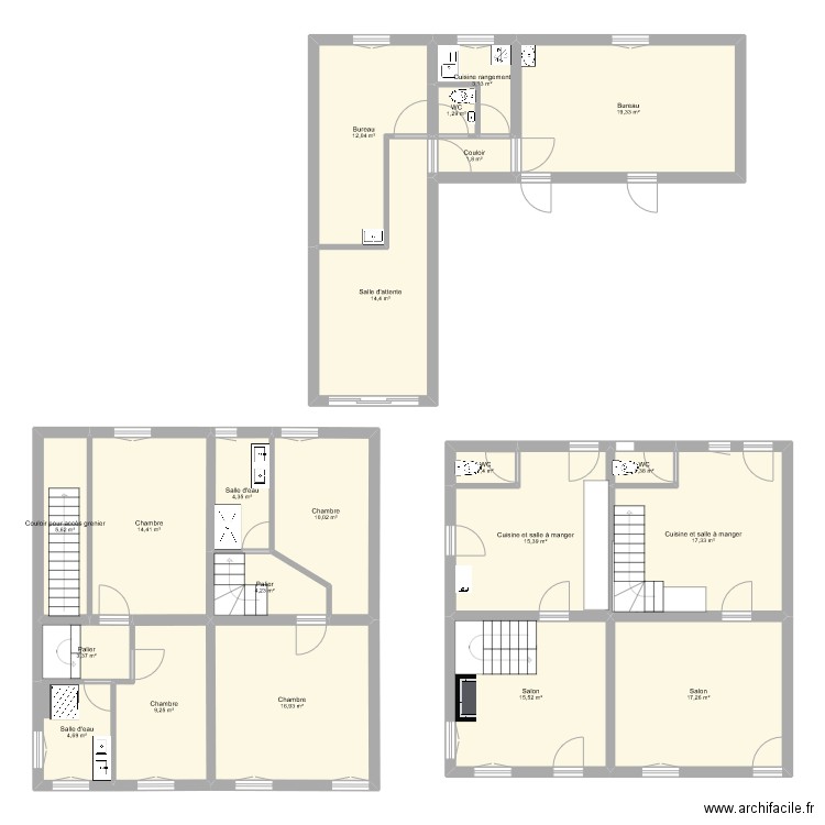 Maison Vascoeuil projeté. Plan de 0 pièce et 0 m2