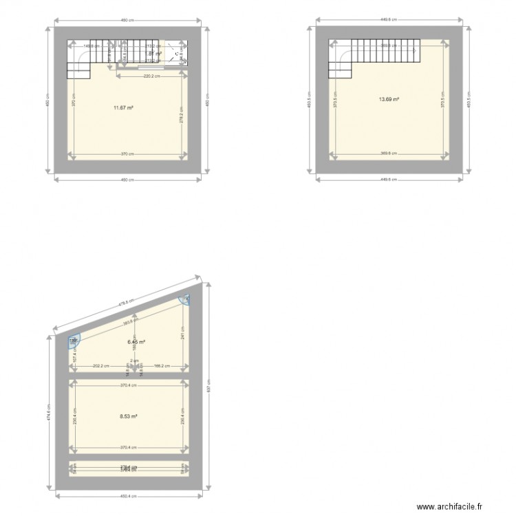 h650 2niveaux max v1 wc clos. Plan de 0 pièce et 0 m2