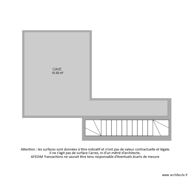 BI 6306 CAVE. Plan de 0 pièce et 0 m2