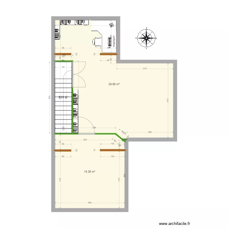 Bureaux V01. Plan de 