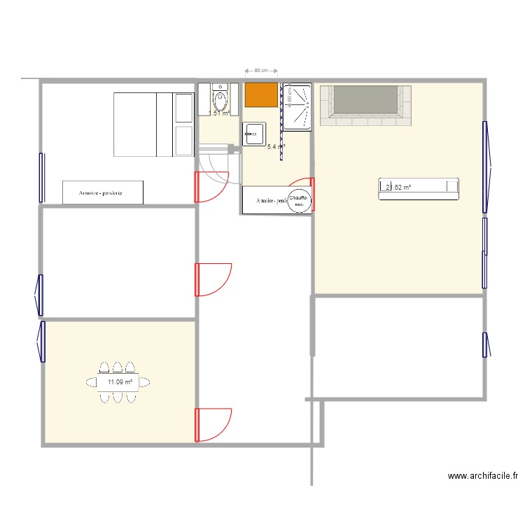 Appt DOUAI. Plan de 0 pièce et 0 m2