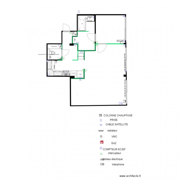 BOURET PROJET maçonnerie. Plan de 0 pièce et 0 m2