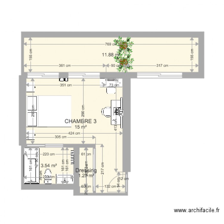 SdeB Alicia. Plan de 0 pièce et 0 m2