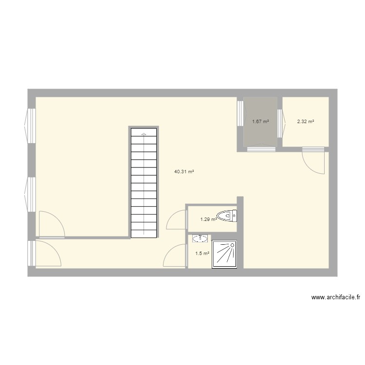 SAINT OUEN ETAGE exe. Plan de 0 pièce et 0 m2