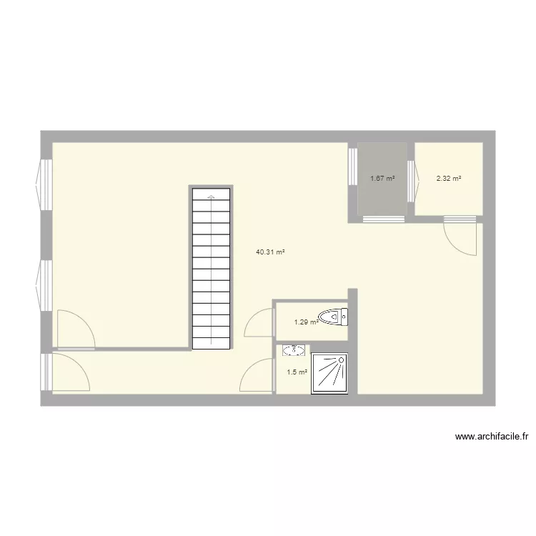 SAINT OUEN ETAGE exe. Plan de 