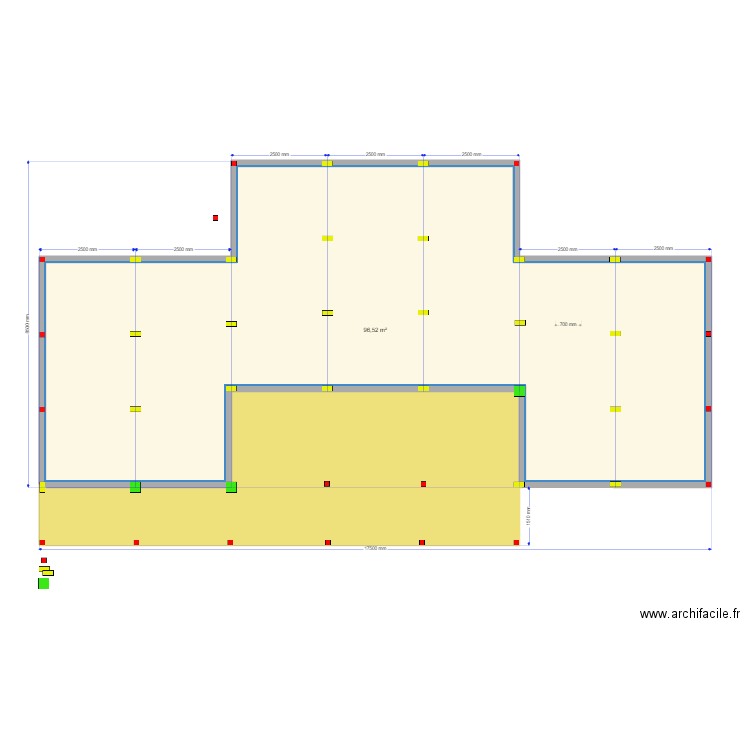 105 1 Alexandr Сваи. Plan de 0 pièce et 0 m2