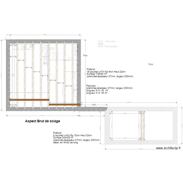 AvecBois. Plan de 27 pièces et 274 m2