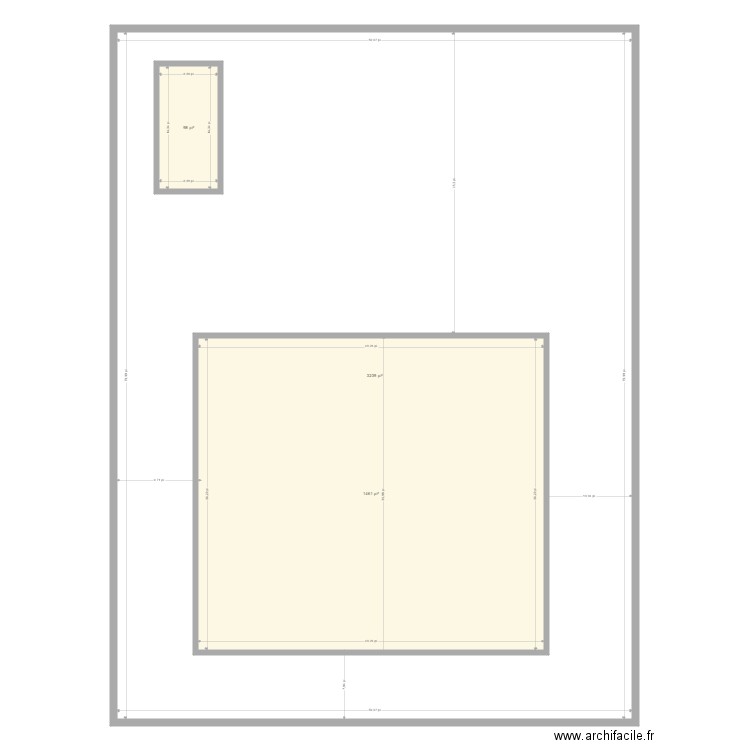 plan de terrain. Plan de 0 pièce et 0 m2