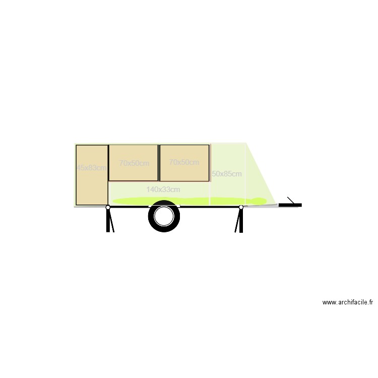 Remorque 03. Plan de 0 pièce et 0 m2