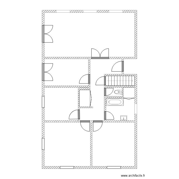 46TER RDC. Plan de 0 pièce et 0 m2