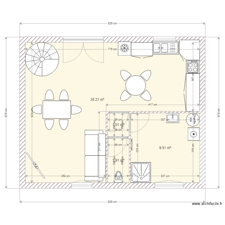 DAVID M. Plan de 0 pièce et 0 m2