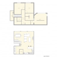 Projet Maison Plain-pied - Plan 11 pièces 133 m2 dessiné par Cayotte60