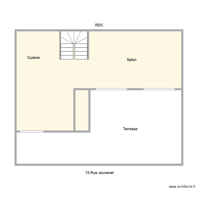 CLOT RDC. Plan de 0 pièce et 0 m2