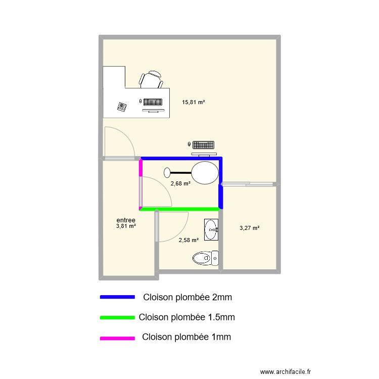 gnignafon. Plan de 0 pièce et 0 m2