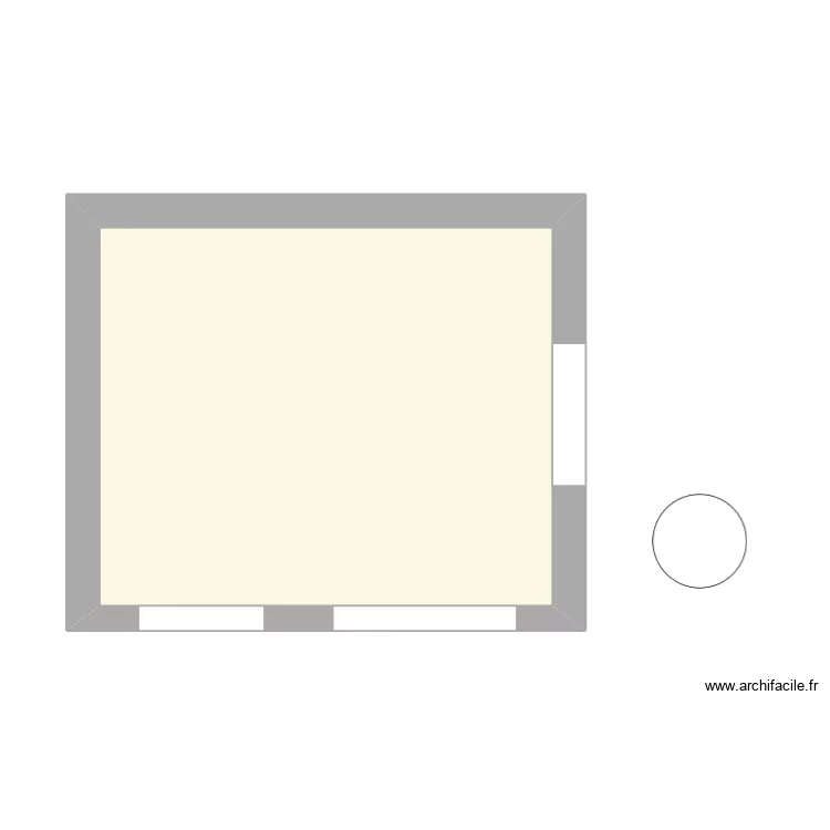 Plan à vide V1 du 22 03 2026. Plan de 1 et 25 m² Plan à vide V1 du 22 03 2026. Plan de 1 et 25 m²
