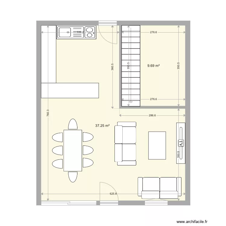 delalande modifi&eacute;. Plan de 