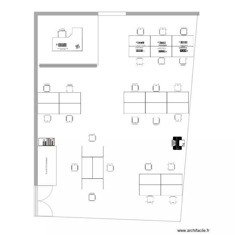 R&eacute;am&eacute;nagement IT. Plan de 