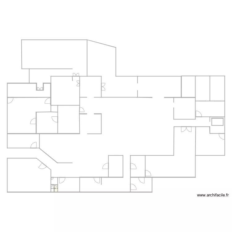 cuisine centrale Montauban. Plan de 