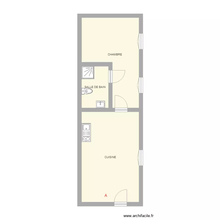 CLAPIER 105 704. Plan de 