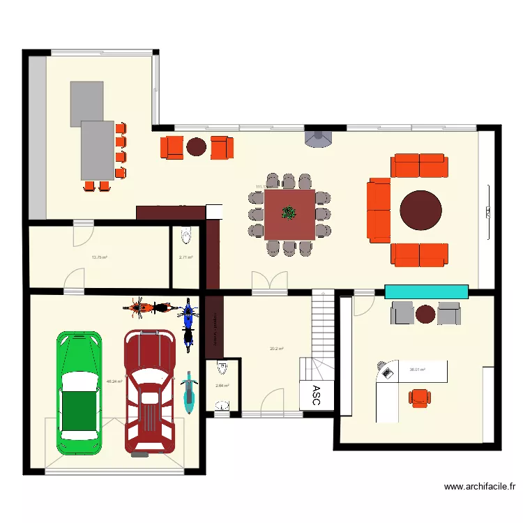 villa dream 2. Plan de 