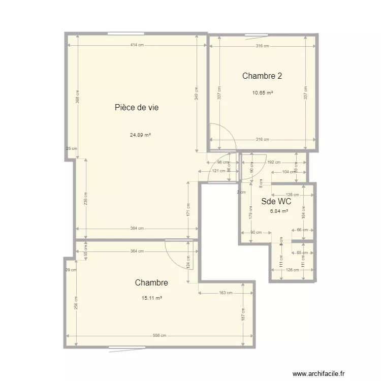 40 jarc etage 2. Plan de 
