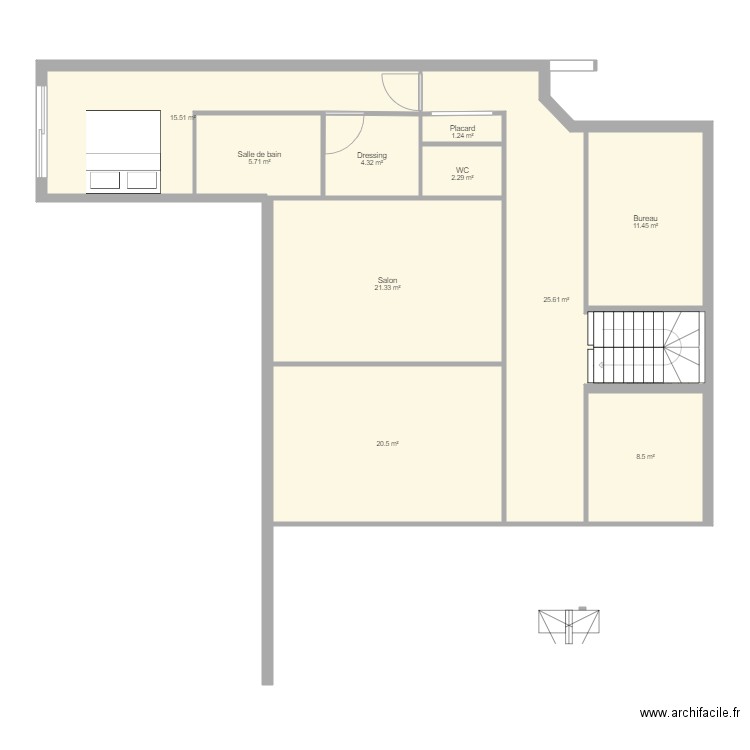 SAINT EVARZEC D. Plan de 0 pièce et 0 m2