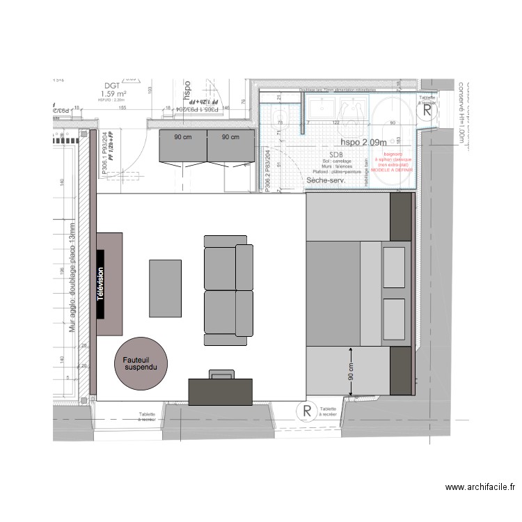 chambre 6 alpes new. Plan de 0 pièce et 0 m2