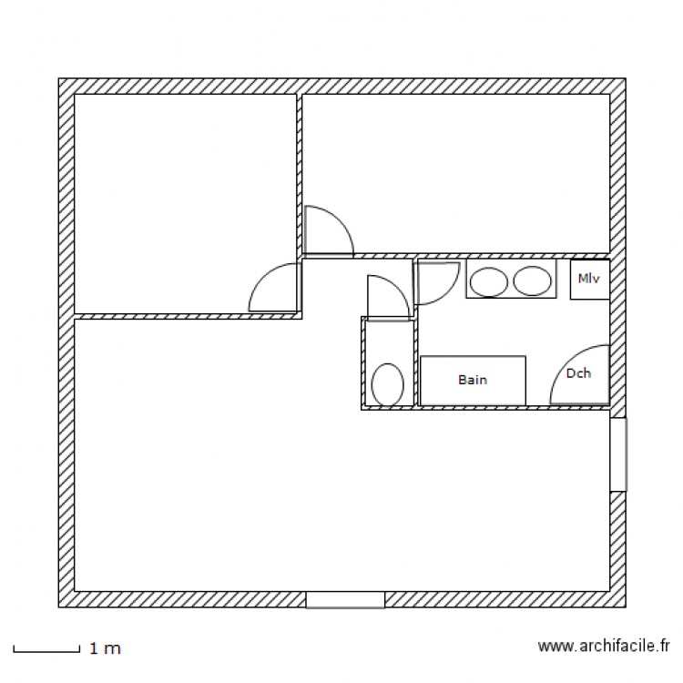 Maison Thierry Modifiée. Plan de 0 pièce et 0 m2