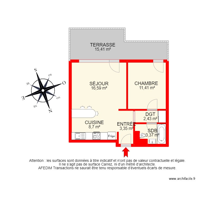 BI16307 -. Plan de 0 pièce et 0 m2
