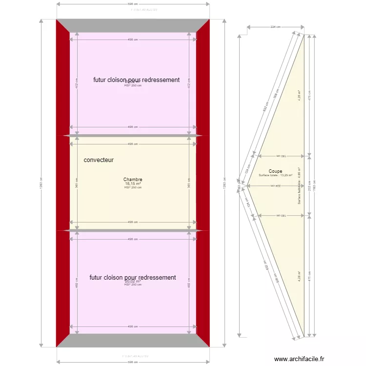 Bergamo. Plan de 
