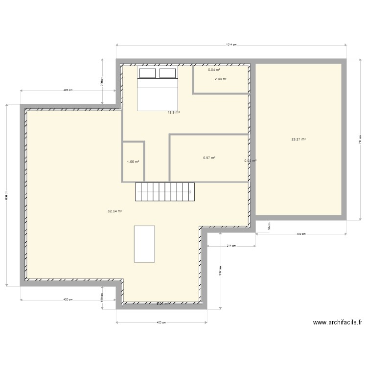 Maison Ty Bati modifiée Etage. Plan de 0 pièce et 0 m2