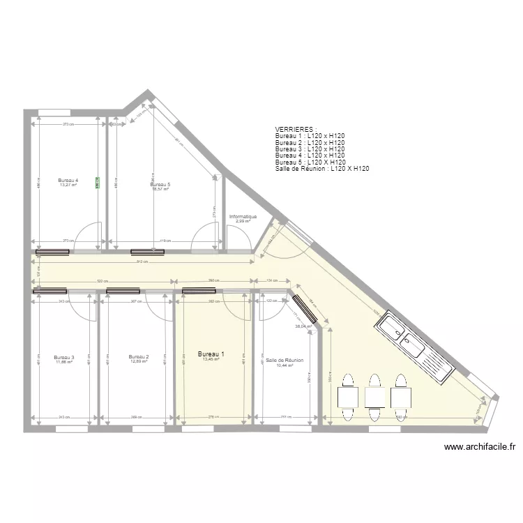 Jouy en Josas R 2 Plan cotations. Plan de 