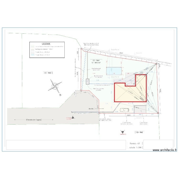 plan implantation alban. Plan de 0 pièce et 0 m2