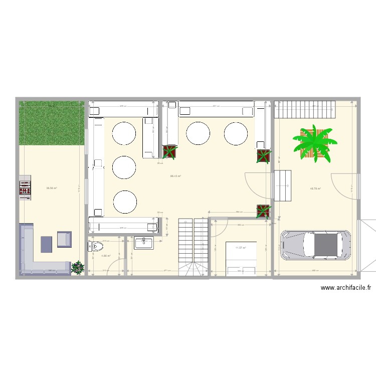 Plan 1. Plan de 0 pièce et 0 m2