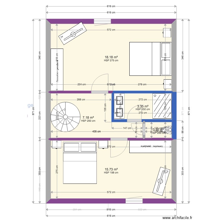 route calmont. Plan de 0 pièce et 0 m2