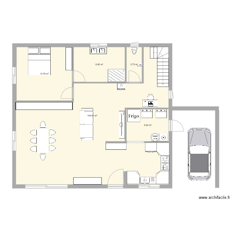 montamel etage. Plan de 0 pièce et 0 m2