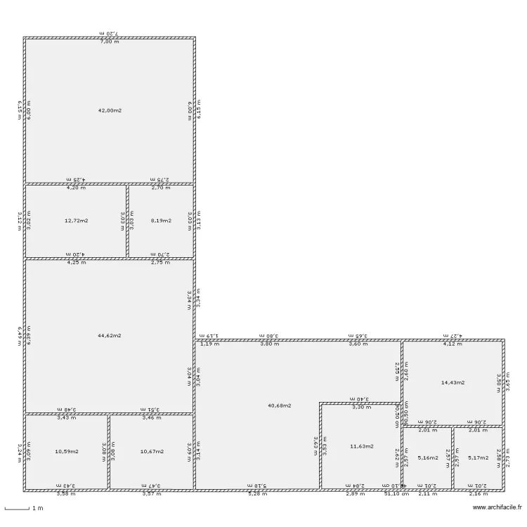 terrain maman. Plan de 