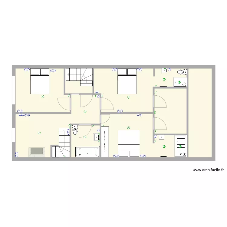 Bordeaux 1er Etage Elec. Plan de 