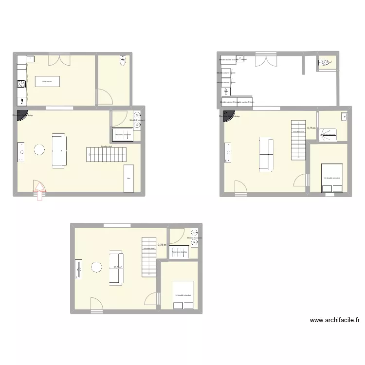 M. z JUSTINE. Plan de 