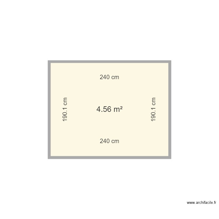 Piscine bois 250x2. Plan de 1 pièce et 5 m2