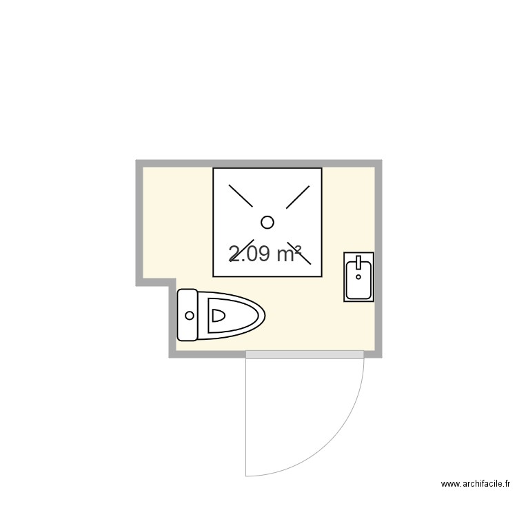 salle de bain. Plan de 0 pièce et 0 m2