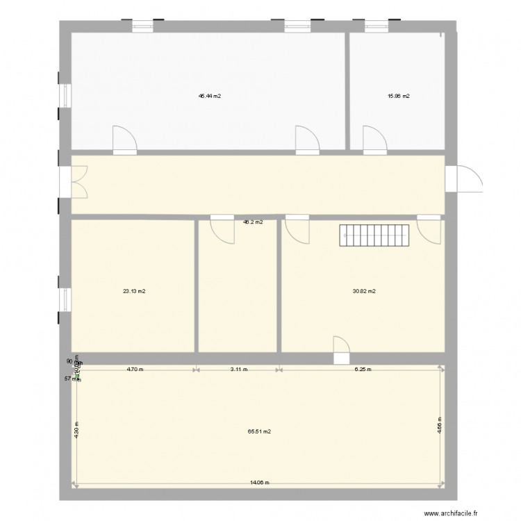 michon rdc EDL. Plan de 0 pièce et 0 m2