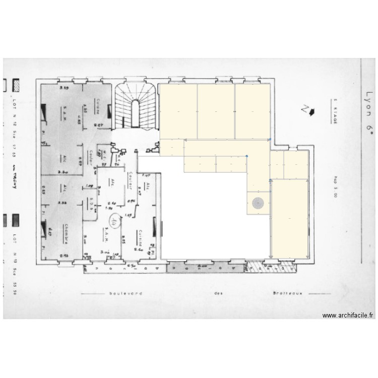 38Brtx. Plan de 0 pièce et 0 m2