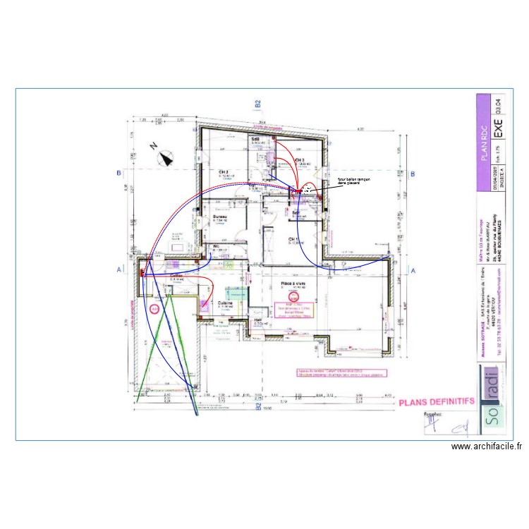 plan coulage marpeau . Plan de 0 pièce et 0 m2