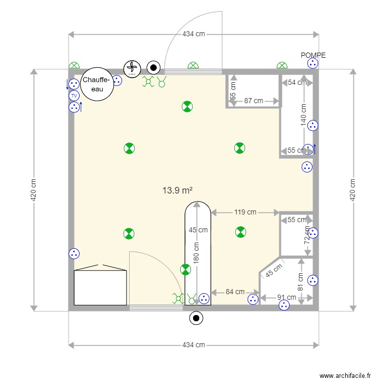 CUISINE ELEC 1. Plan de 0 pièce et 0 m2