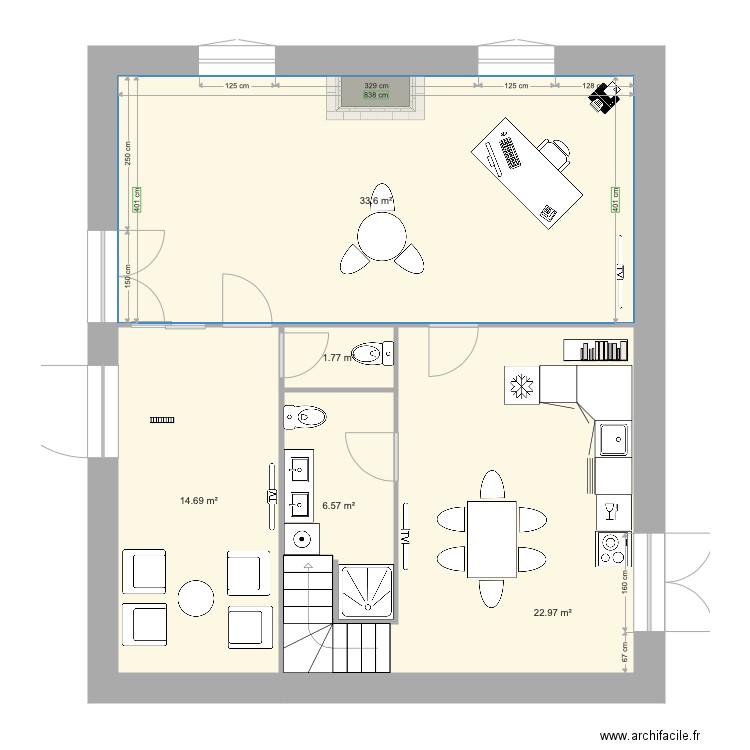 Piece de travail  JSA. Plan de 0 pièce et 0 m2