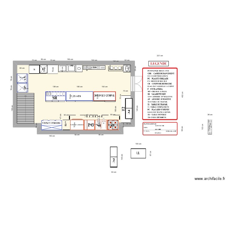 PLAN BISCOTTE 1. Plan de 1 pièce et 31 m2