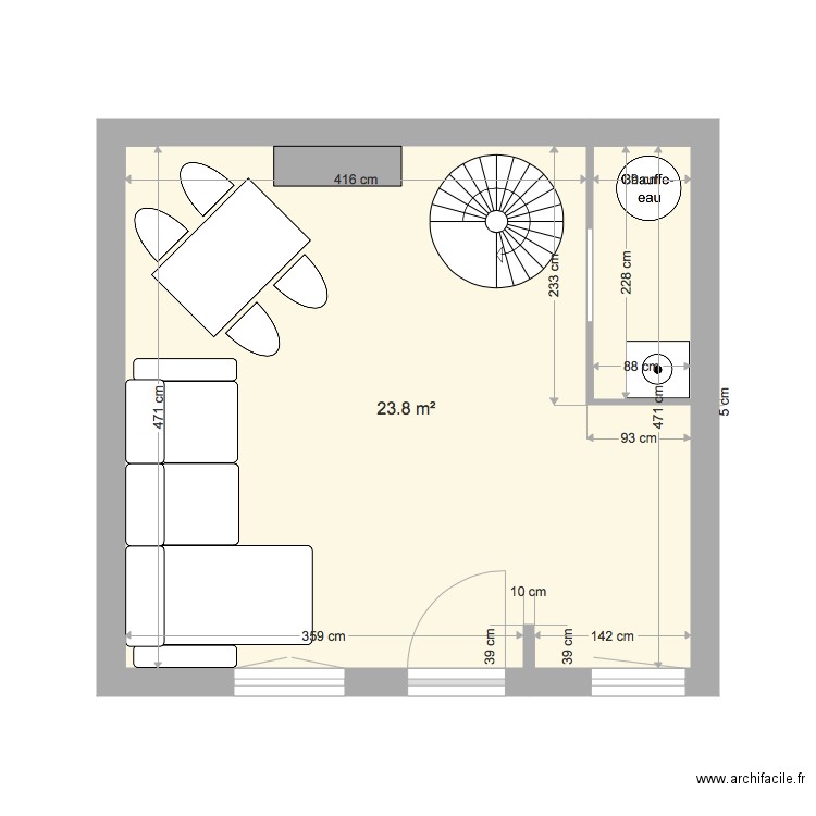 Paris . Plan de 0 pièce et 0 m2